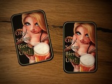 2x BIER Aufkleber Sexy Saufen Partyraum Garage Bollerwagen Tuning Männertag #296