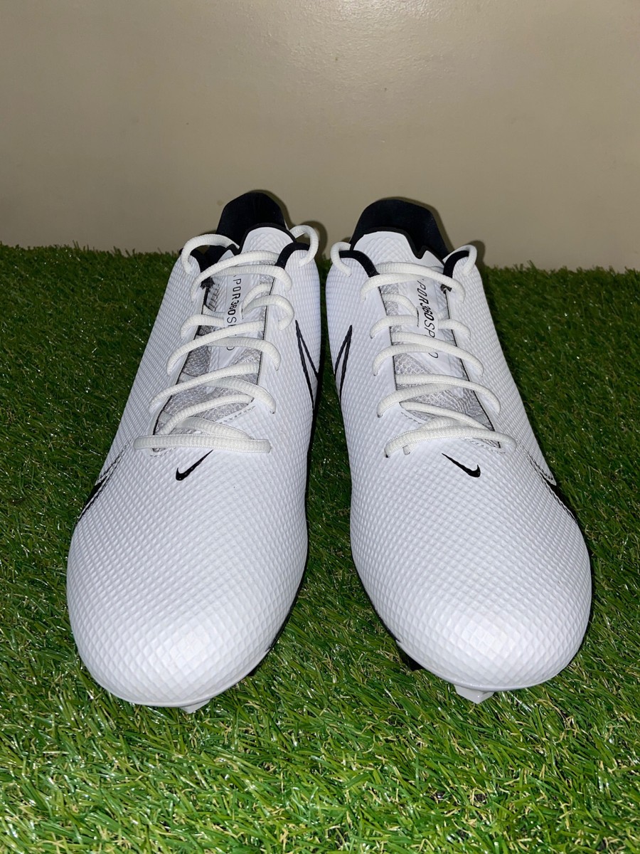 Nike Vapor Edge Speed 360 White Black Football Cleats Mens  display picture 2