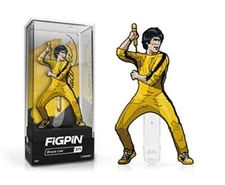 FiGPiN Bruce Lee Yellow Jumpsuit Enamel Pin