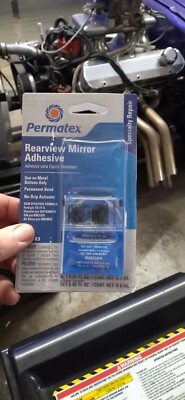 Permatex Rearview Mirror Glue Adhesive Auto Glass Windshield Free Shipping New
