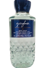 NEW BATH AND BODY WORKS GINGHAM BODY WASH 10 OZ, BOTTLE FREE SHIPING