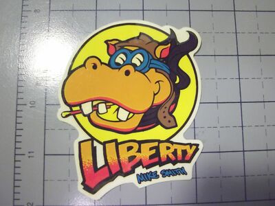 vtg 1990s Liberty skateboard sticker - Mike Smith, signed items