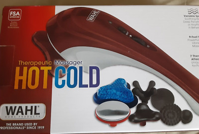 WAHL Hot Cold Variable Speed Therapeutic Massager with 7 Attachments