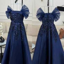 Jersey Pleat Beading Sequined A-line Off-the-shoulder Dresses Prom Chinese Style