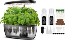 Indoor Garden Hydroponics Growing System: 12 Pods Plant Germination Kit Garden