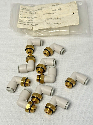 10 SMC Brand New KQ2L08-G02 Elbow Joint Fittings