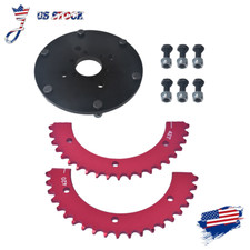 Black Split Sprocket Adapter 420 42T For Predator 212cc 196cc 420cc 389cc 301cc