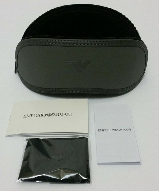 Emporio Armani Sunglasses Case with Wipe eBay