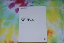 Fujifilm X-T4 Owner's Manual Instructions