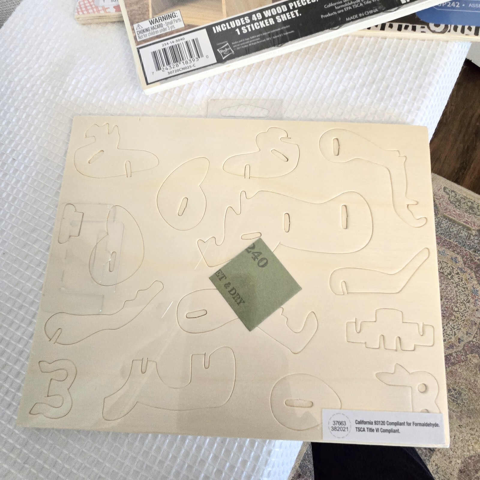 Rowood Ready To Assemble Puzzle Lot +8 Yrs Tonka Loader Trucks Dinosaur Monkey