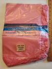 Pr  1960s PINK Fitted Nylon ruffled pillowcase new pkg NOS Superslumber Case NWT — photo 3