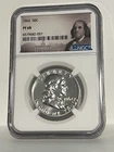PF68 1962 Proof Franklin Half Dollar NGC Graded - White Coin Spot Free