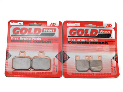 Brake Pads Front & Rear For Derbi GPR 80 Cup Radial Caliper 2004-2005