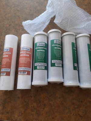 Ispring Water System 5 Micron CTO CARBON FC15 FP15 Filter Lot 6 