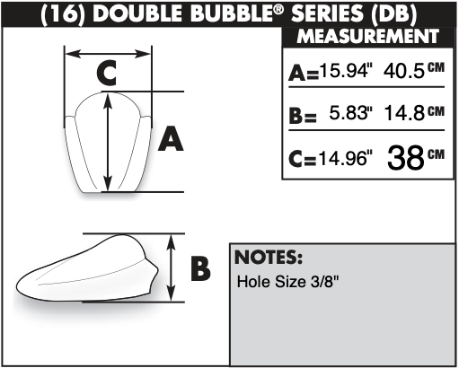 Zero Gravity Double Bubble WS 06-19 Kawasaki ZX-14 / ZX-14R - Clear -  16-274-01