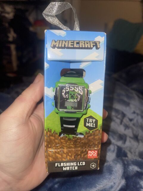 New Kids Minecraft Flashing LCD Watch