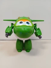 Super Wings 5" Transforming Action Figure "Mira" Green Plane to Robot