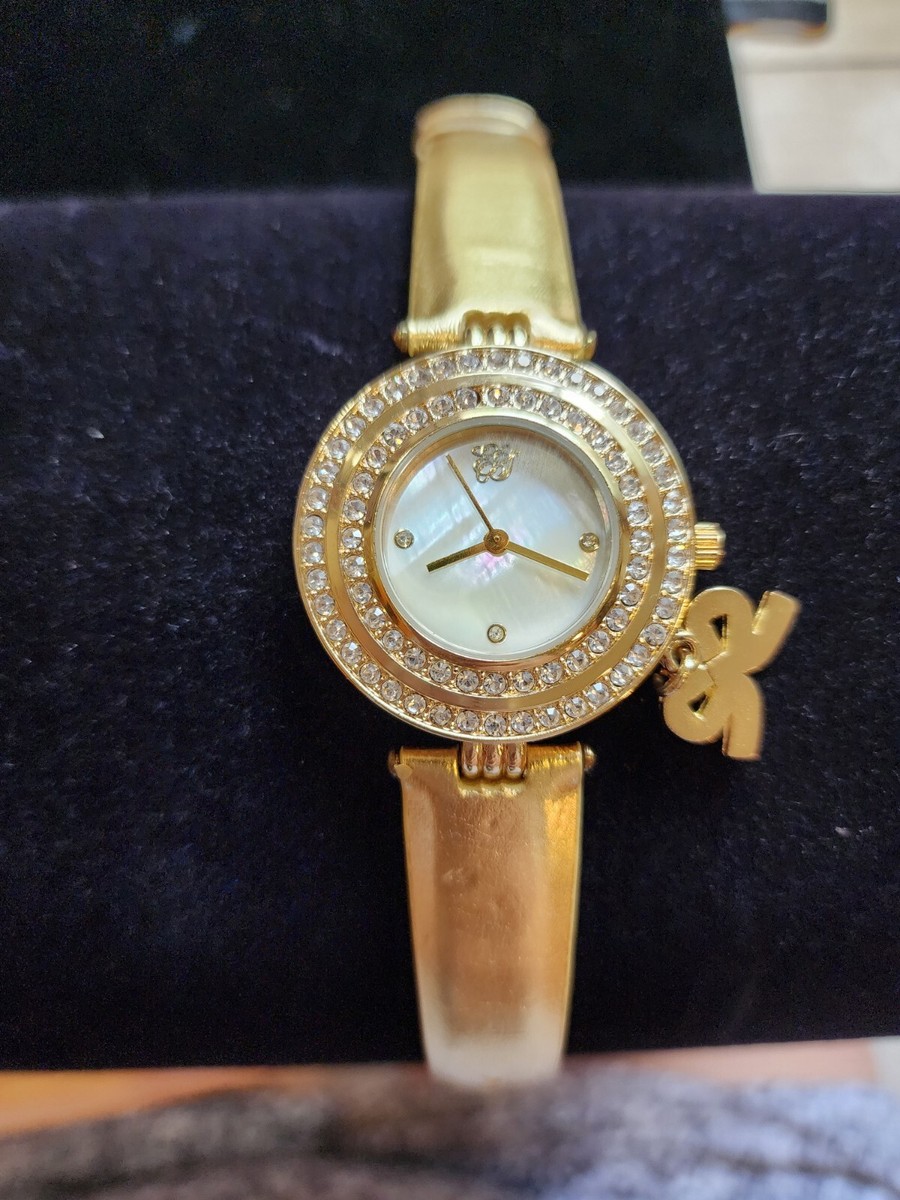 Elizabeth Taylor White Diamonds Ladies Watch Gold Tone  display picture 1