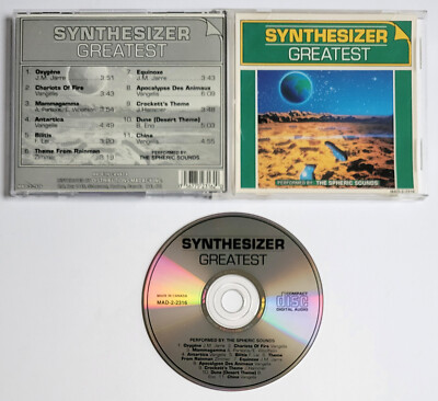 SYNTHESIZER GREATEST by THE SPHERIC SOUNDS  CD 1994 Oxygene DUNE Vangelis OOP