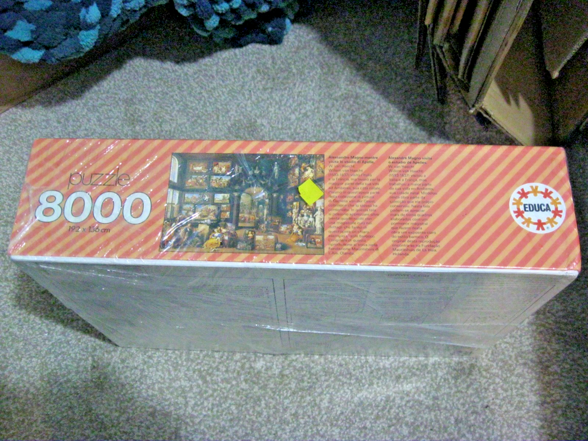 EDUCA 8000 PIECE PUZZLE ALEXANDER MAGANO VISITING APELLES STUDIO