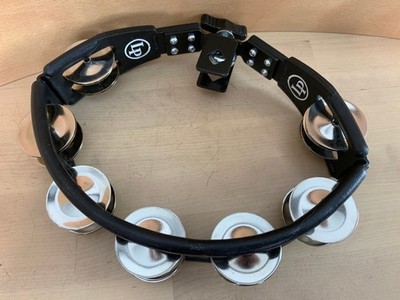 LATIN PERCUSSION LP LP160 Cyclops Mounted Drum Set TAMBOURINE Instrument Black