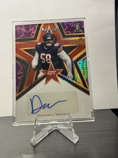 2023 Wild Card Auto Mania Rookie Darnell Wright OT Chicago Bears 6/8. rookie card picture
