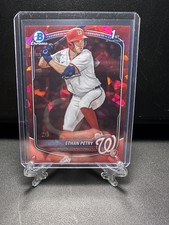 2025 Bowman Draft Sapphire Ethan Petry 1st Red Refractor /5 #BDC-151 Nats 💎