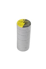 PVC Insulating Tape White 10 Pack 19mm x 20m 3/4 x 66 ft Flame Retardant 600V