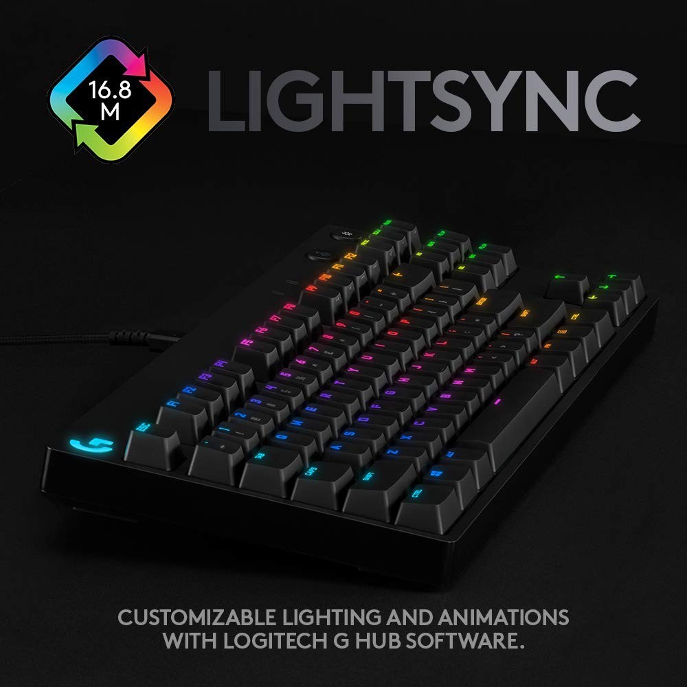 Paquete de escritorio Logitech Pro: teclado mecánico G PRO + almohadilla XL para mouse, imagen 6