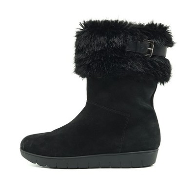 Högl Damen Hovercraft Stiefel Schwarz Wildleder Leicht, Rutschfest EU 42,5
