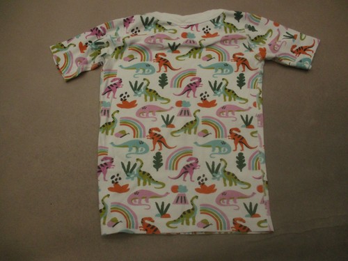 Hanna Andersson Size 8 Kids 100% Organic Cotton Short Sleeve Knit Pajama Top 018 - Picture 3 of 4
