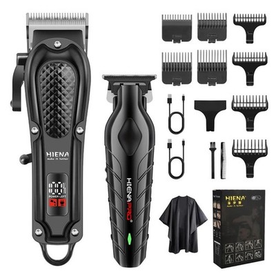 Professioneller Elektrischer Haar Bartschneider Wiederaufladbar Herren Rasierer Trimmer Set