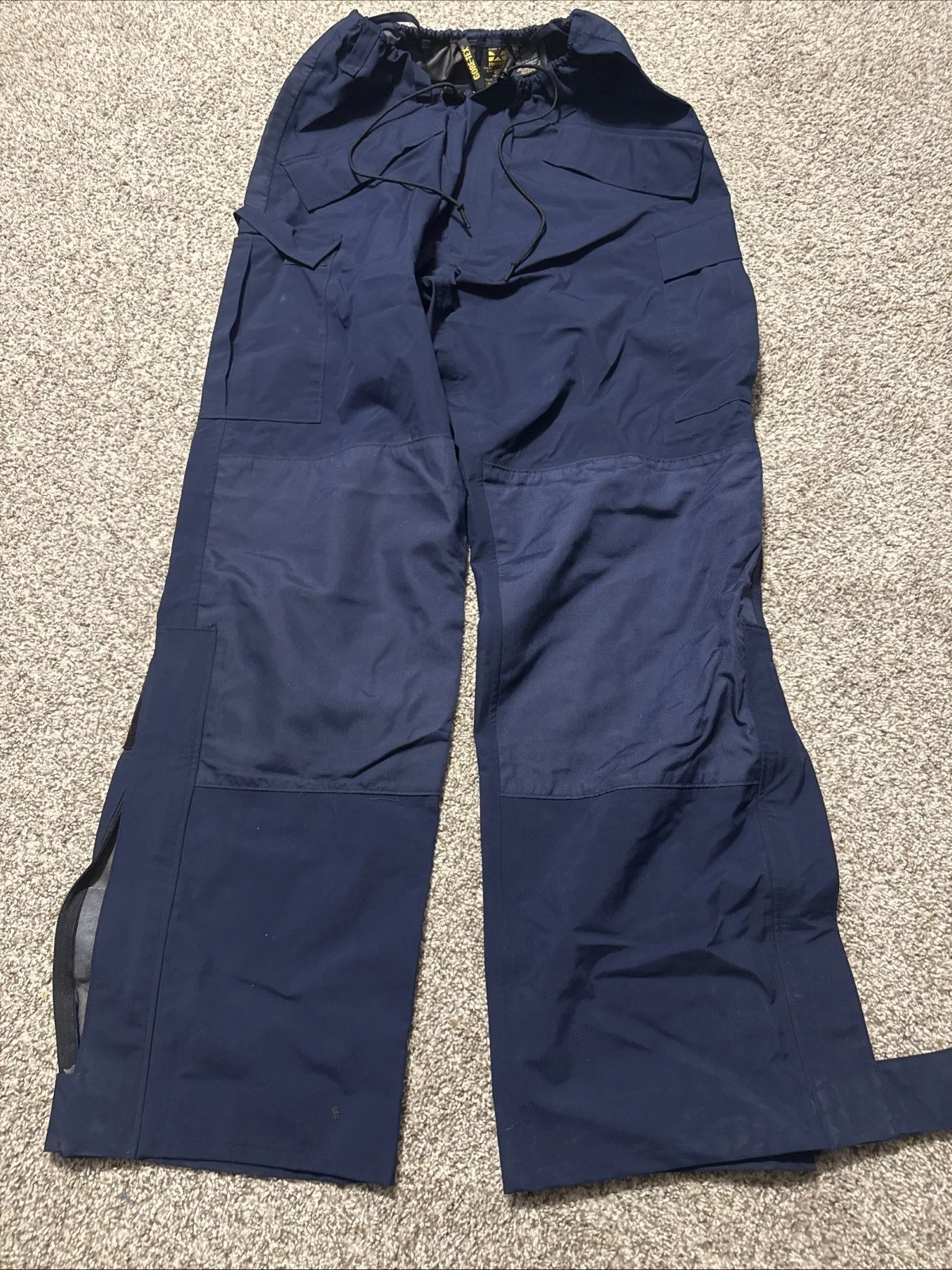 Propper Foul Weather II Pants Mens LXXL Blue Gore Tex Waterproof Cargo Rain Army