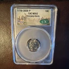 2026-P Roosevelt Dime 10C Emerging Liberty Silver CAC MS62 Business Strike