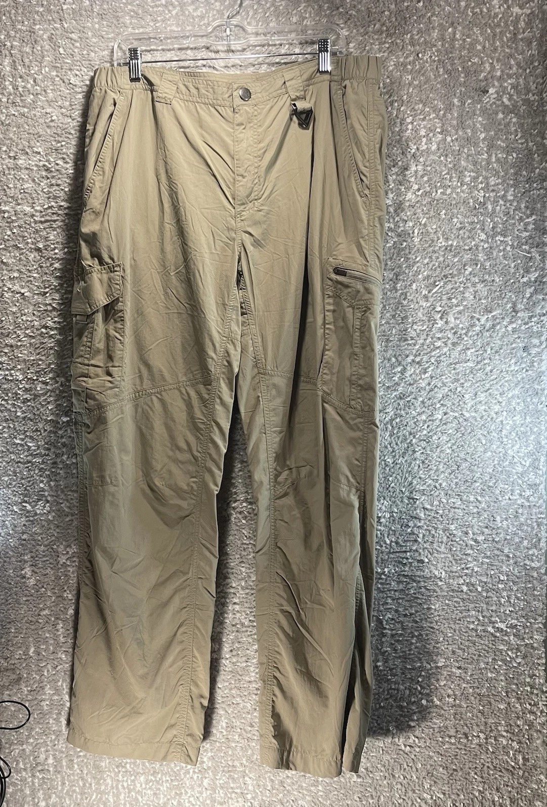 Columbia Mens Omni-Shade Performance Hiking Nylon Outdoor Cargo Pants 38x32