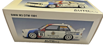 1/18 AutoArt BMW M3 DTM 1991 11 Millennium #89146 die cast
