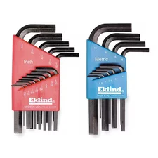 Eklind 10122 22 Piece Metric/Sae L-Shape Hex Key Set, 10122