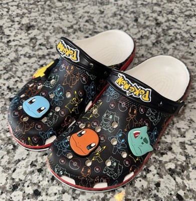 Crocs Adult Pokémon Classic Clogs Men s 6 Women s 8 EUC Worn Briefly