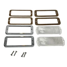 New International Scout 80 800 Clear Turn Signal Parklight Lens Gasket Bezel Kit