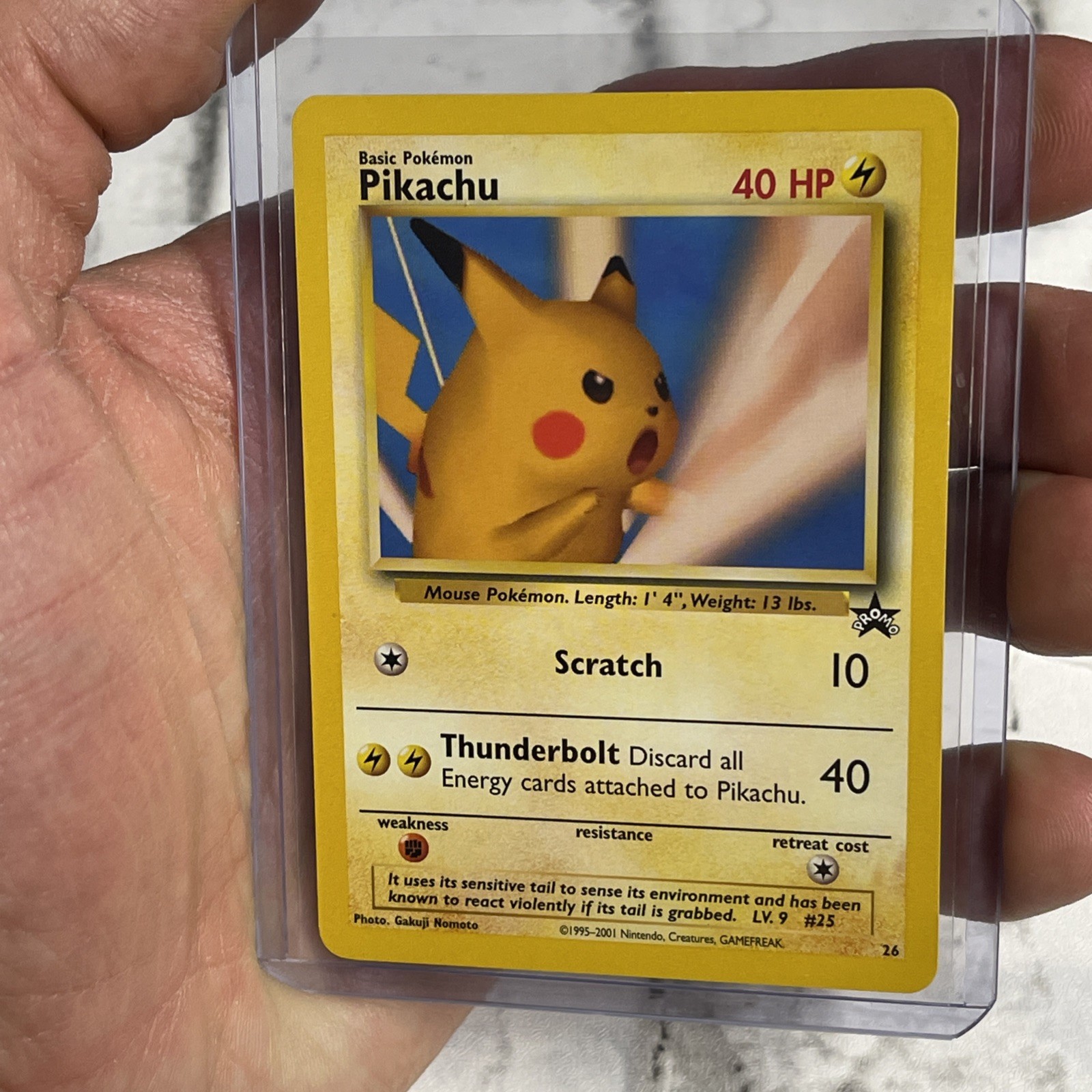 Pikachu (SNAP) #26 WoTC Black Star Promo Pokemon Card NM/MT Pokémon Vintage TCG