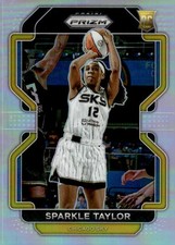 2022 Panini Prizm WNBA #43 Sparkle Taylor Silver