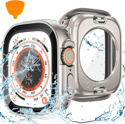 2 in 1 Waterproof Case for Apple Watch Ultra 3/2/1 Screen Protector 49Mm, 360 Pr