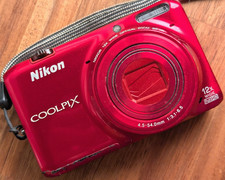 N MINT Nikon COOLPIX S6500 16.0MP Digital Camera zoom 16MP 12x English ok Japan