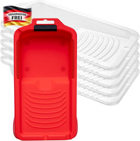 Mister Rui 6 X Farbwannen, 34 * 17 Cm Lackierwanne FüR Wandfarbe, MalerzubehöR,