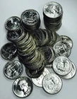 MIXED DATE WASHINGTON QUARTER LOT! 55 TOTAL COINS! GEM BU+++! AMAZING! NR #P1821