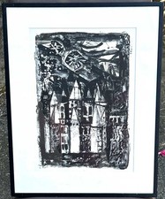 CLAVE ANTONI LITHOGRAPH FRAMED