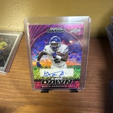 2025 Leaf Nation A New Dawn Pink Shimmer Mario Anderson Jr. 1/6 Auto RC Rookie