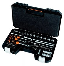 MAGNUSSON : 67 Pieces Socket Set with Ratchet 1/4-3/8 Wrench , Professional
