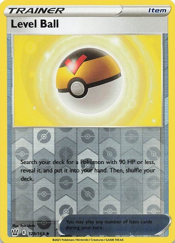 Level Ball 129/163 Battle Styles Reverse Holo