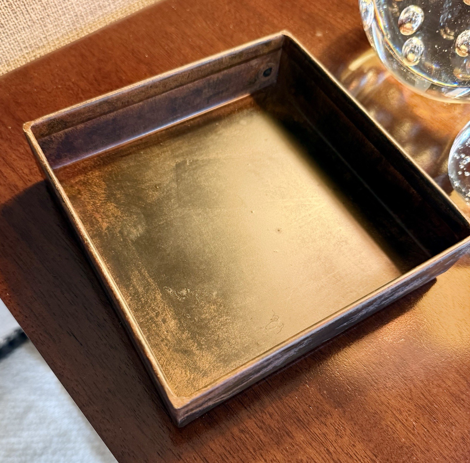 Jan Barboglio Handcrafted Carlotta Caja Crown/Cross Box Crucifix Iron